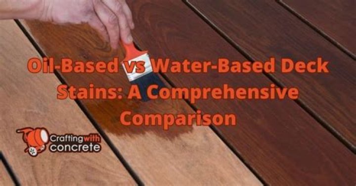Can I put oil based deck stain over water based?