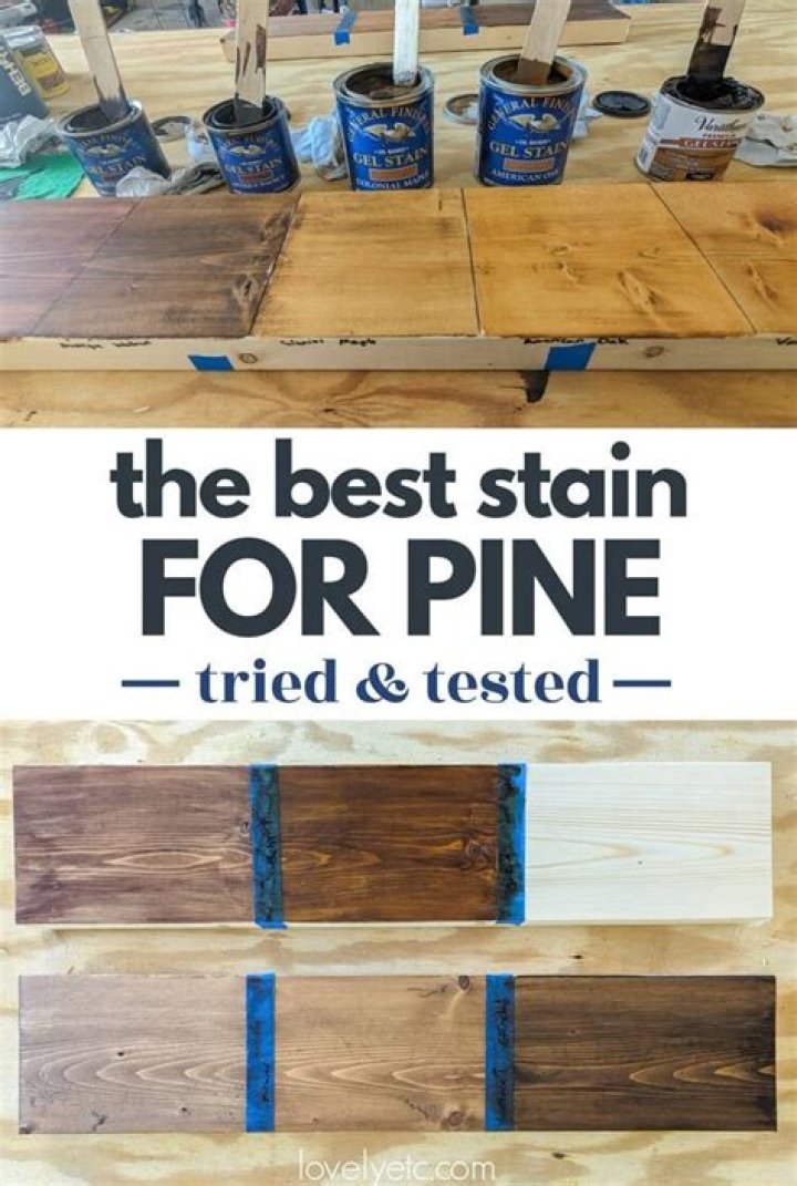 Can you put a dark stain on Pine?