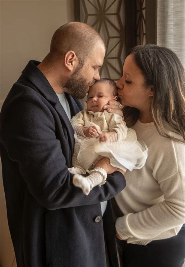 Courtney Roker and husband Wesley Laga have their first baby on the way