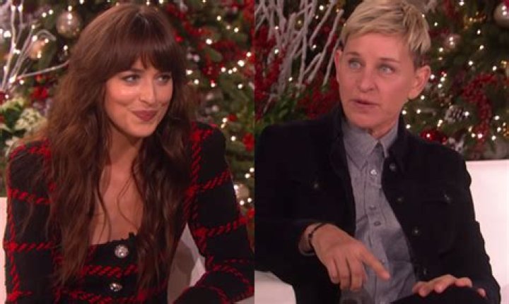 Dakota Johnson’s tense, awkward interview with Ellen DeGeneres was amazing