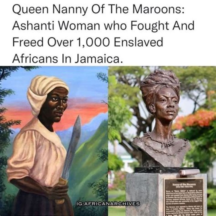 How did Nanny of the Maroon died?