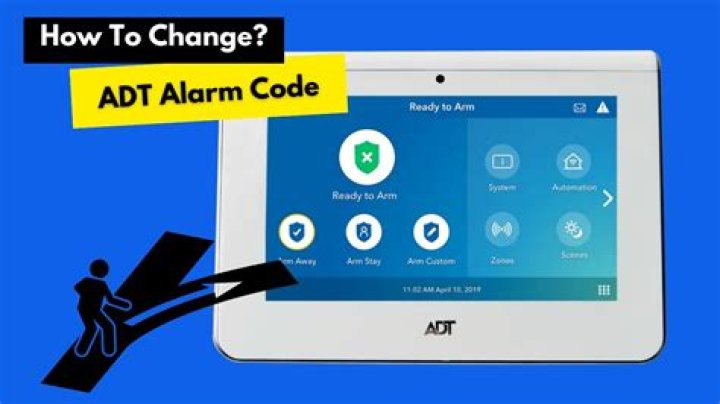 How do I change my ADT alarm code?