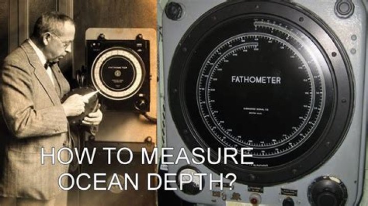 How do we measure the depth of the ocean?