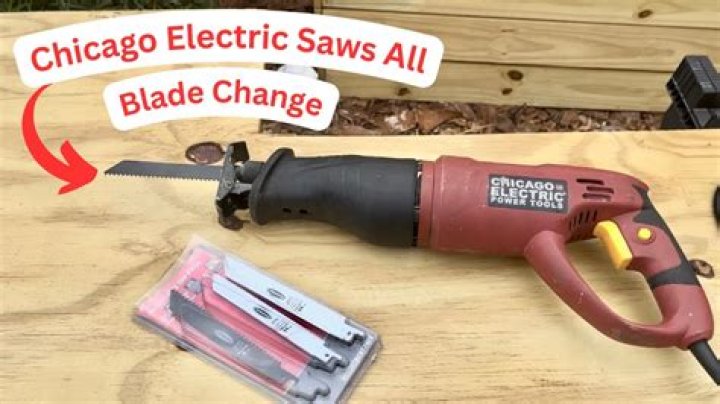 How do you change the blade in a Dewalt reciprocating saw?