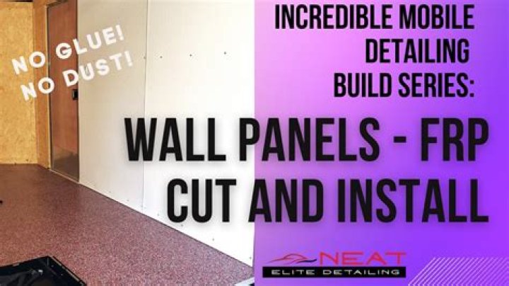 How do you cut FRP wall panels?
