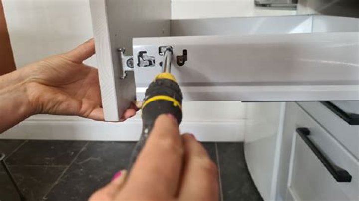 How do you fix a broken kitchen drawer track?