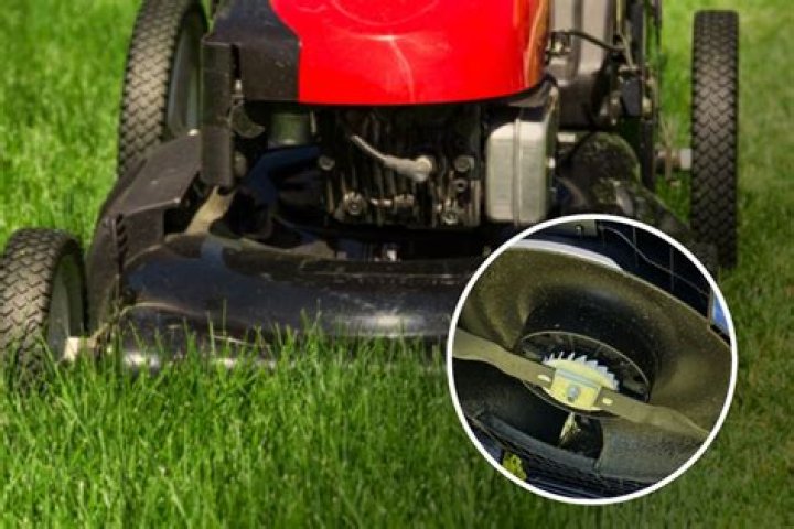 Is a lawn mower blade reverse threaded?