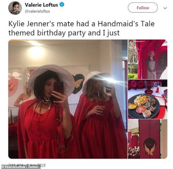 Kylie Jenner threw a ‘Handmaid’s Tale’-themed birthday party, praise be