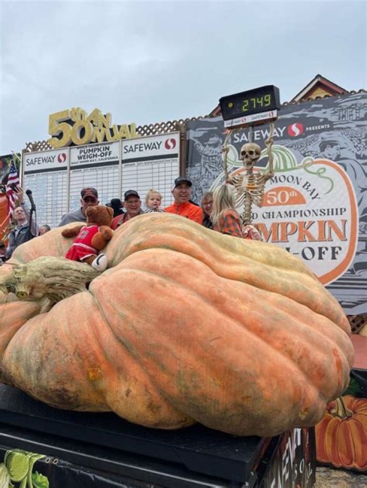 
Pumped Up: Enormous Pumpkin Grown in New York Smashes State and U.S. Records at 2,554 Lbs. 