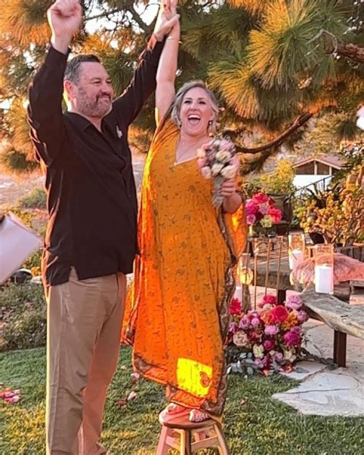 Ricki Lake married Ross Burningham in a backyard ceremony over the weekend