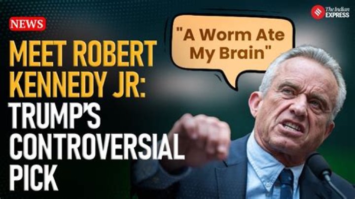 Robert F. Kennedy Jr.: A worm ate part of my brain and then died