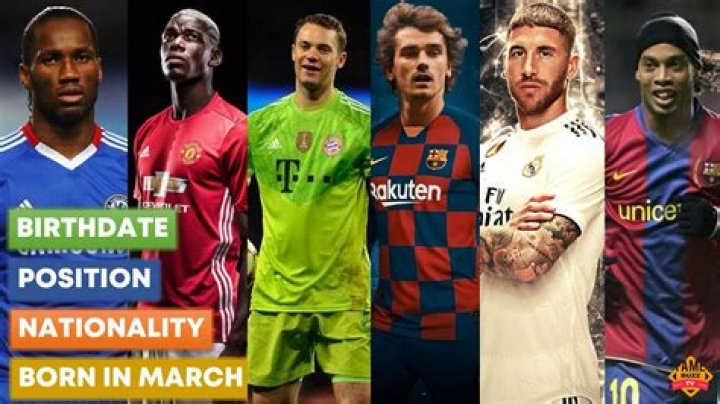 Soccer Players Born March 14