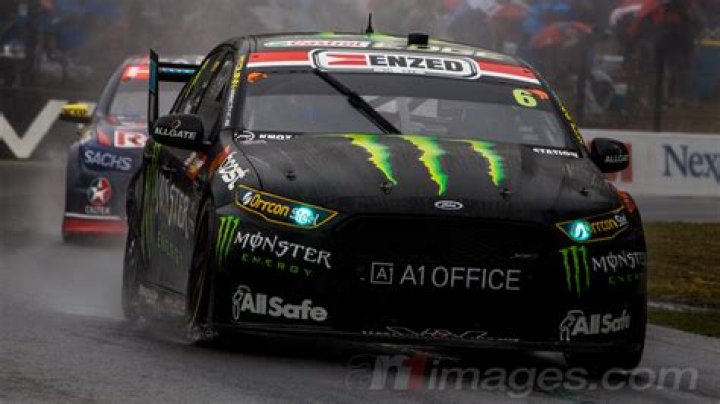 What do they spray on the track at drag races?