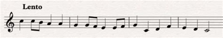 What does Lento in music mean?