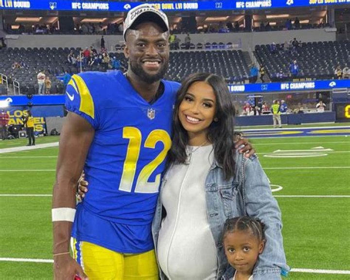 
Who Is Van Jefferson Wife Samaria Jefferson? She Gives Birth To Their Baby Son Right After LA Rams Superbowl Win 