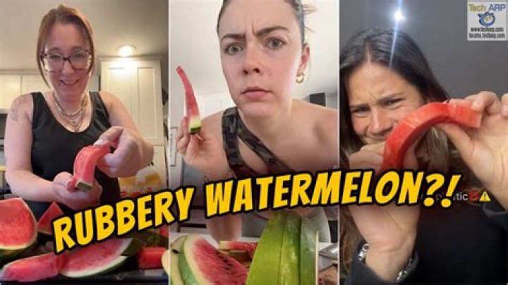 Why is my watermelon rubbery?
